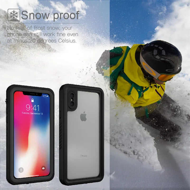 2M IP68 Waterproof Case for iPhone XR X XS MAX