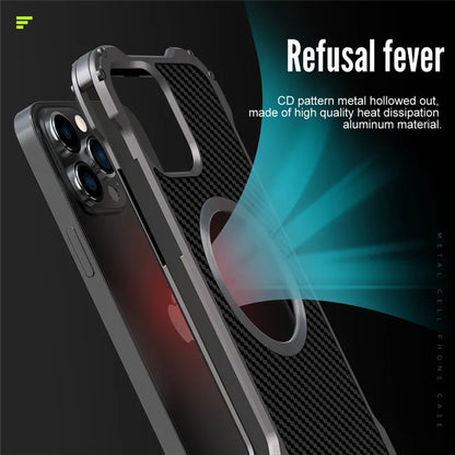 Carbon Fiber Lens Protection Case for iPhone 13