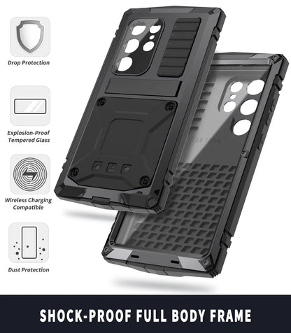 Kickstand Shockproof Cover For Samsung S23/S24 Ultra