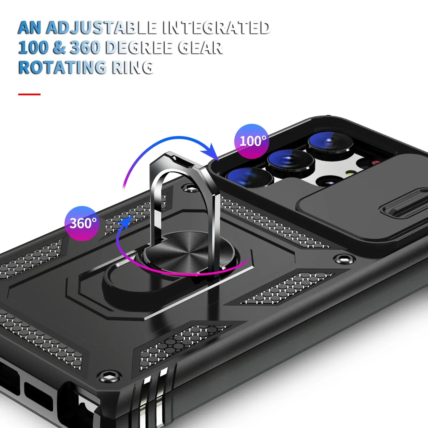 3 in1 360 Degree Rotate For Samsung Galaxy S23/S24