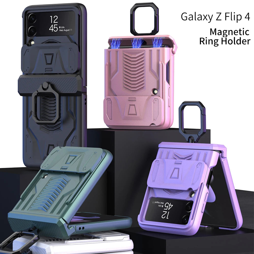 Magnetic Hinge All-Package Case For Samsung Galaxy Z Flip 3/4