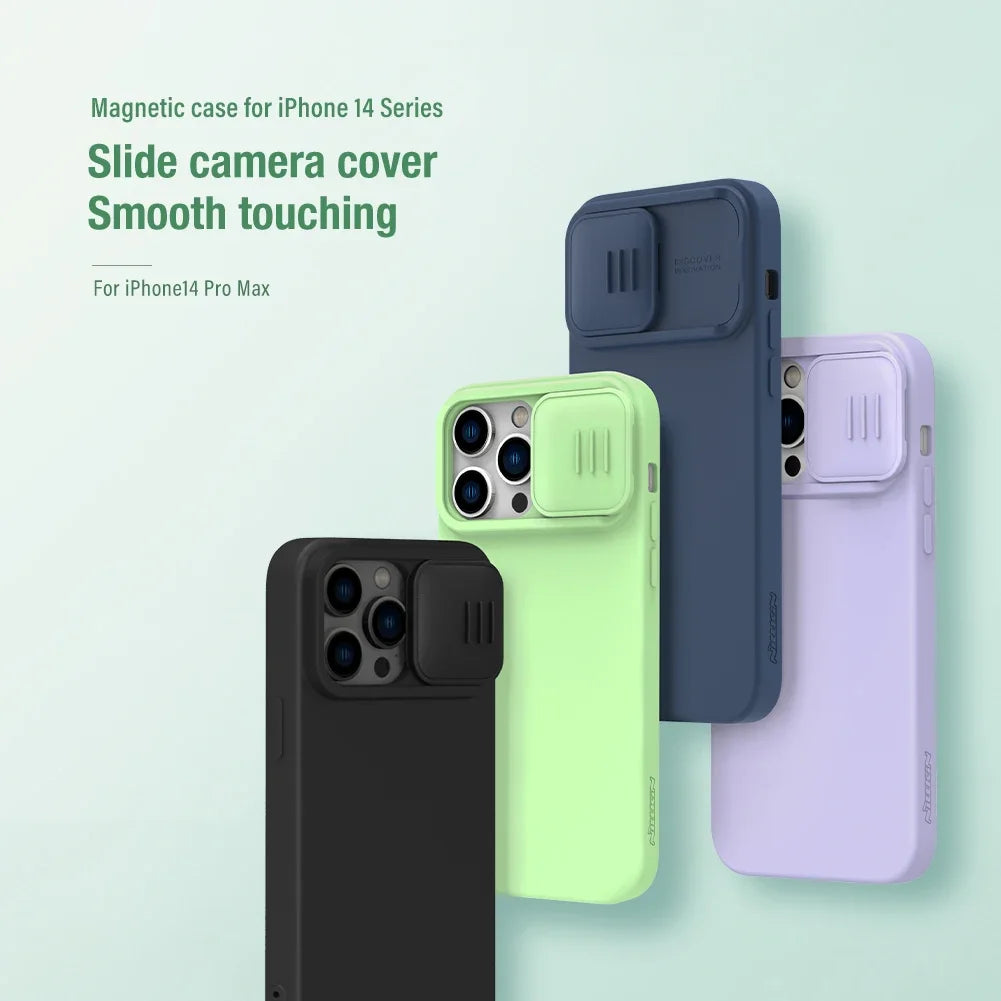 Magnetic Camera Protection Cover Case For iPhone 14