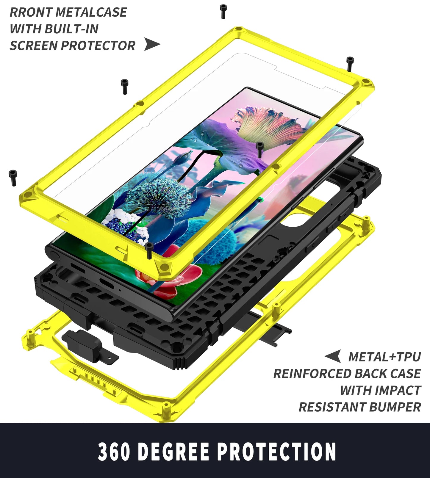 Full Protective Shockproof Case For Samsung S23 Ultra