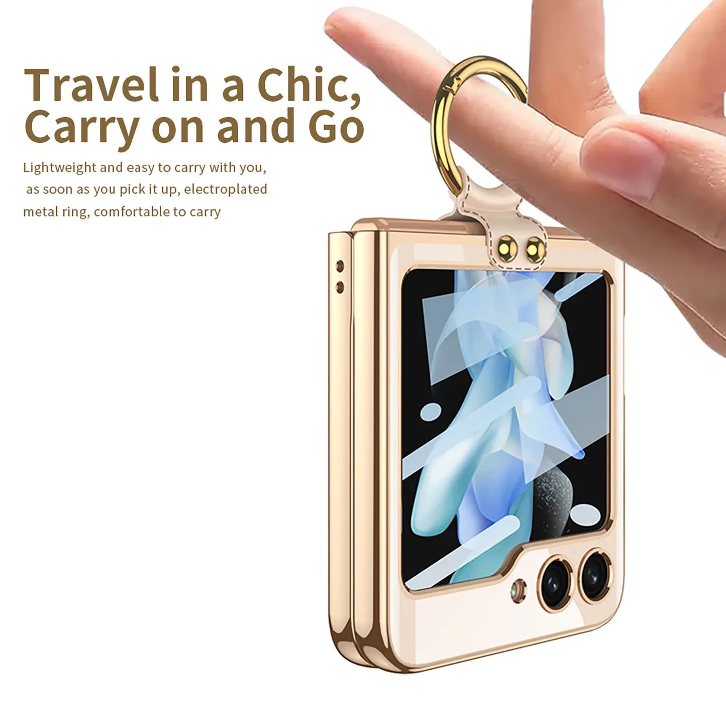 Fashion Electroplating Case for Samsung Galaxy Z Flip 5