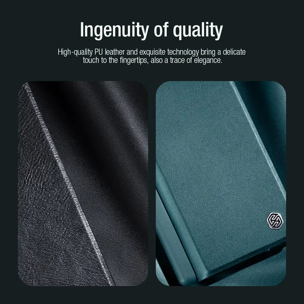 Qin Flip Leather Case for Samsung Galaxy Z Fold 5