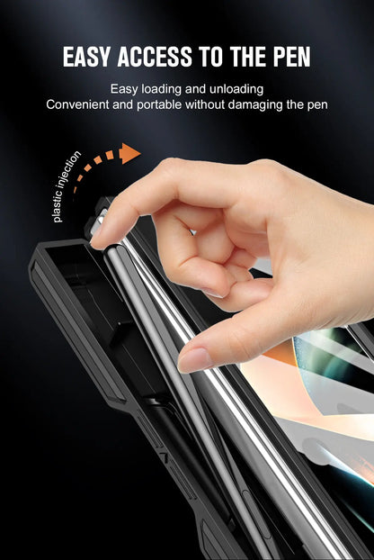 Hinge Protection Stylus Case for Samsung Galaxy Z Fold 5