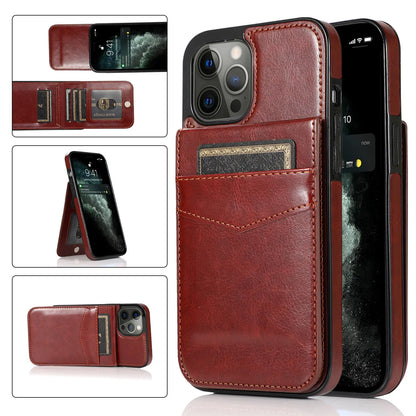 Business Demeanor Leather Case for iPhone 13 Pro Max