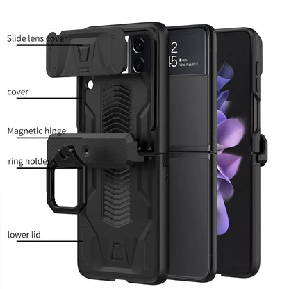 Magnetic Hinge All-Package Case For Samsung Galaxy Z Flip 3/4