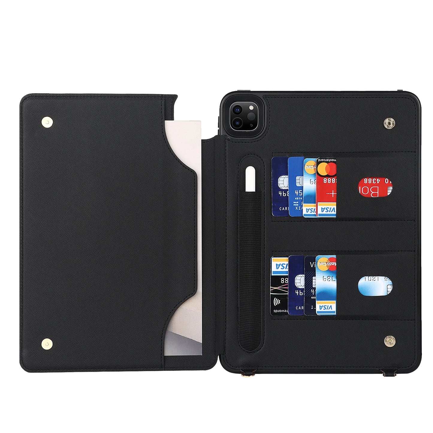 Kickstand Flip Cover For iPad Pro 11 PU Leather