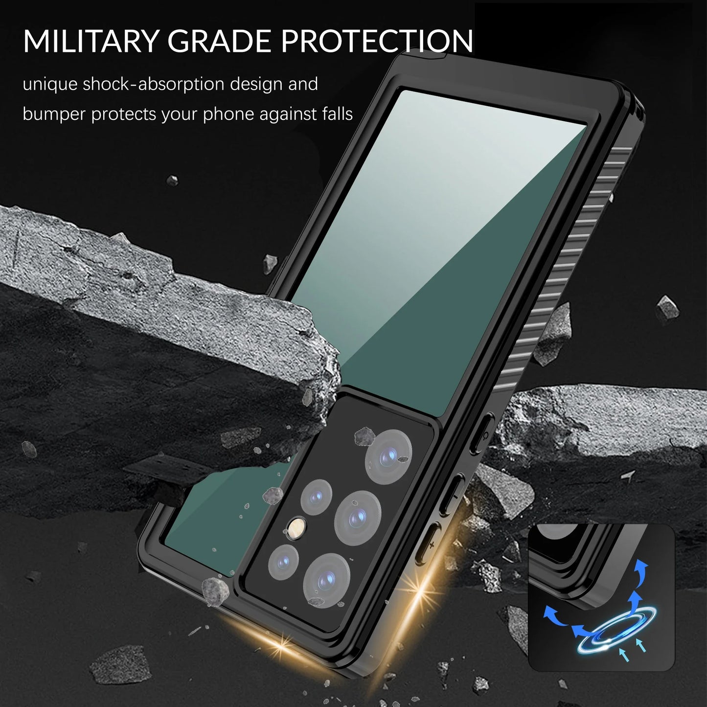 2M IP68 Waterproof Case for Samsung Galaxy S23/S24