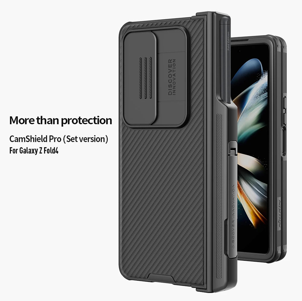 Slide Camera Back Protector Cover For Samsung Galaxy Z Fold 3/4