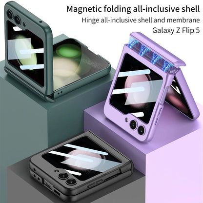 All-inclusive Magnetic Hinge Case For Samsung Galaxy Z Flip 5