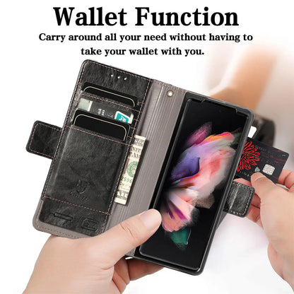 Premium Leather Case for Samsung Galaxy Z Fold 3/4