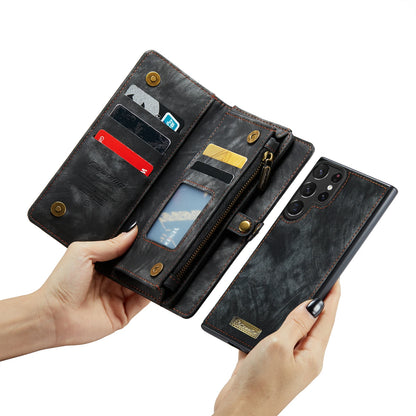 [2-in-1] PU Leather Case for Samsung Galaxy S23 S22 S21 Ultra