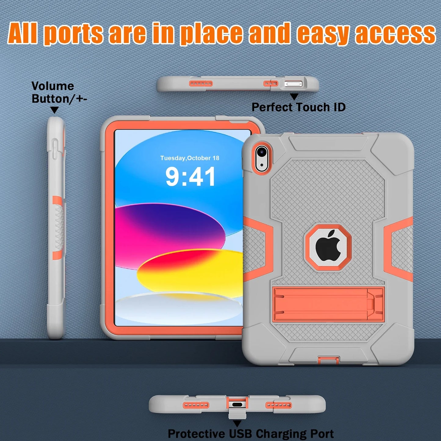 Heavy Duty Shockproof Case For iPad 10th Generation