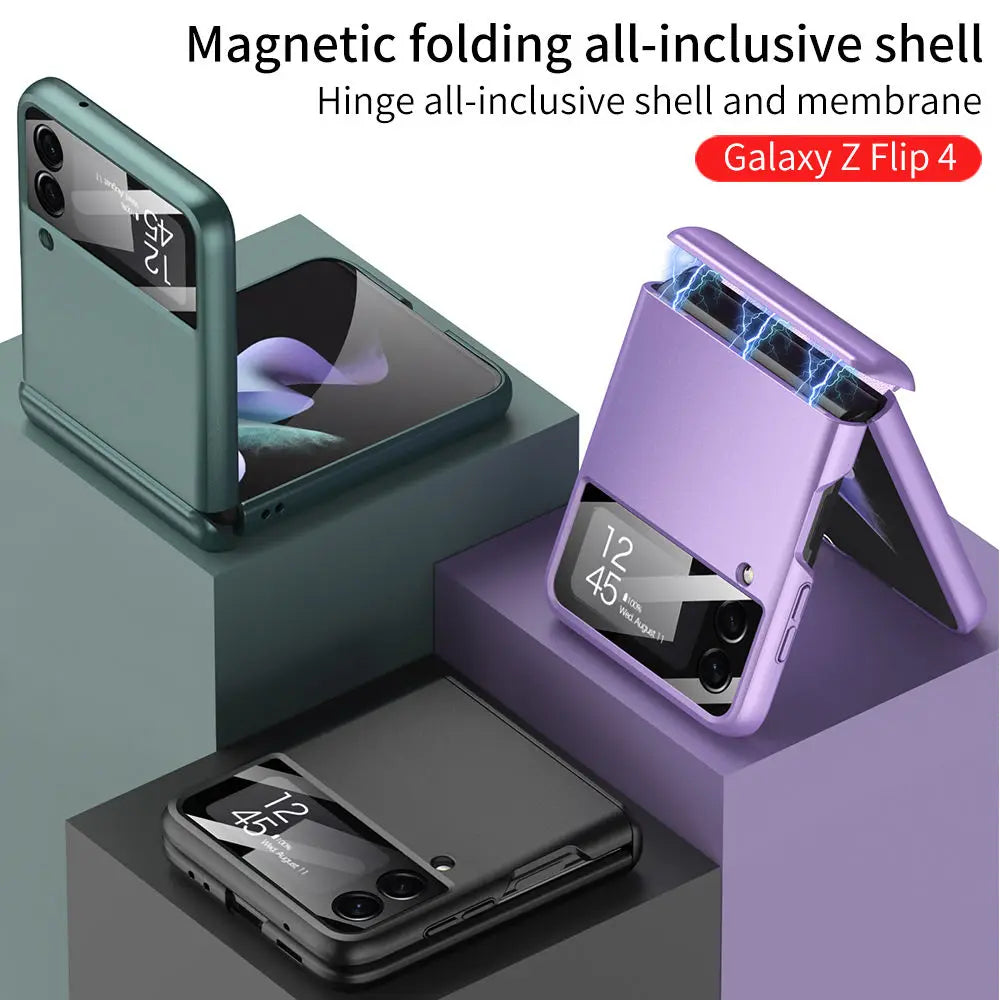 Magnetic Hinge Case For Samsung Galaxy Z Flip 3/4