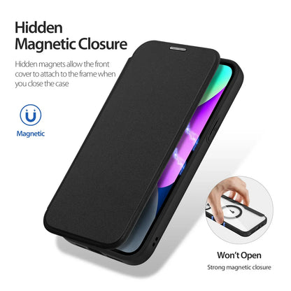 Magnetic Practical Card Pocket Case for iPhone 13 Pro Max