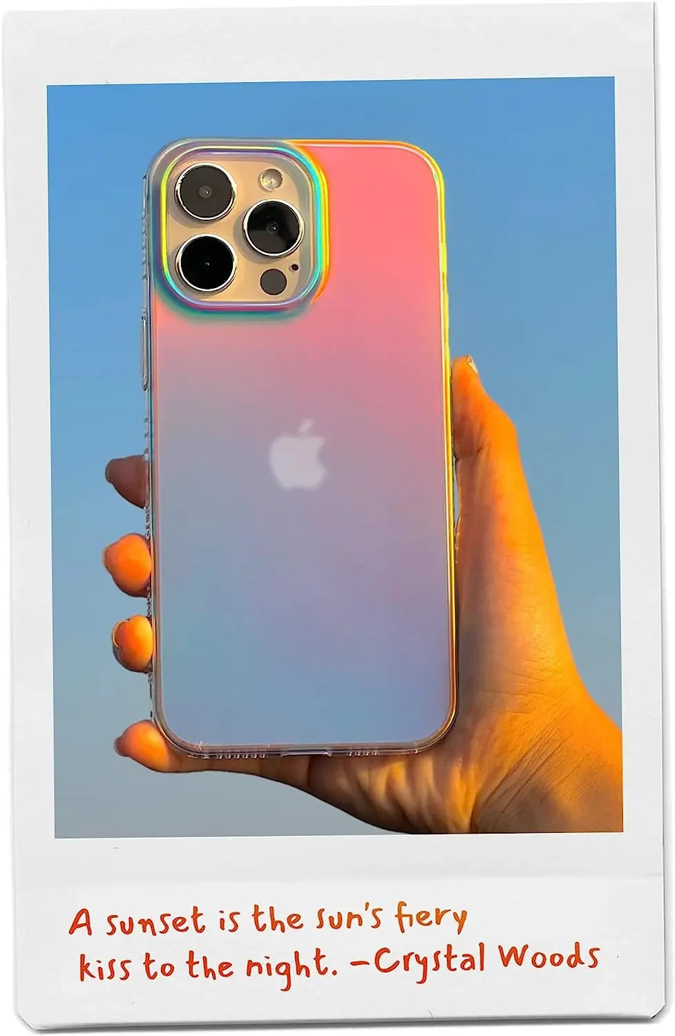 Fluorescent Iridescent Matte Case for iPhone 15