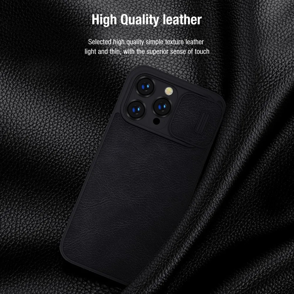 Qin Leather Case For iPhone 14 Pro Max