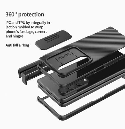 Slide Camera Back Protector Cover For Samsung Galaxy Z Fold 3/4