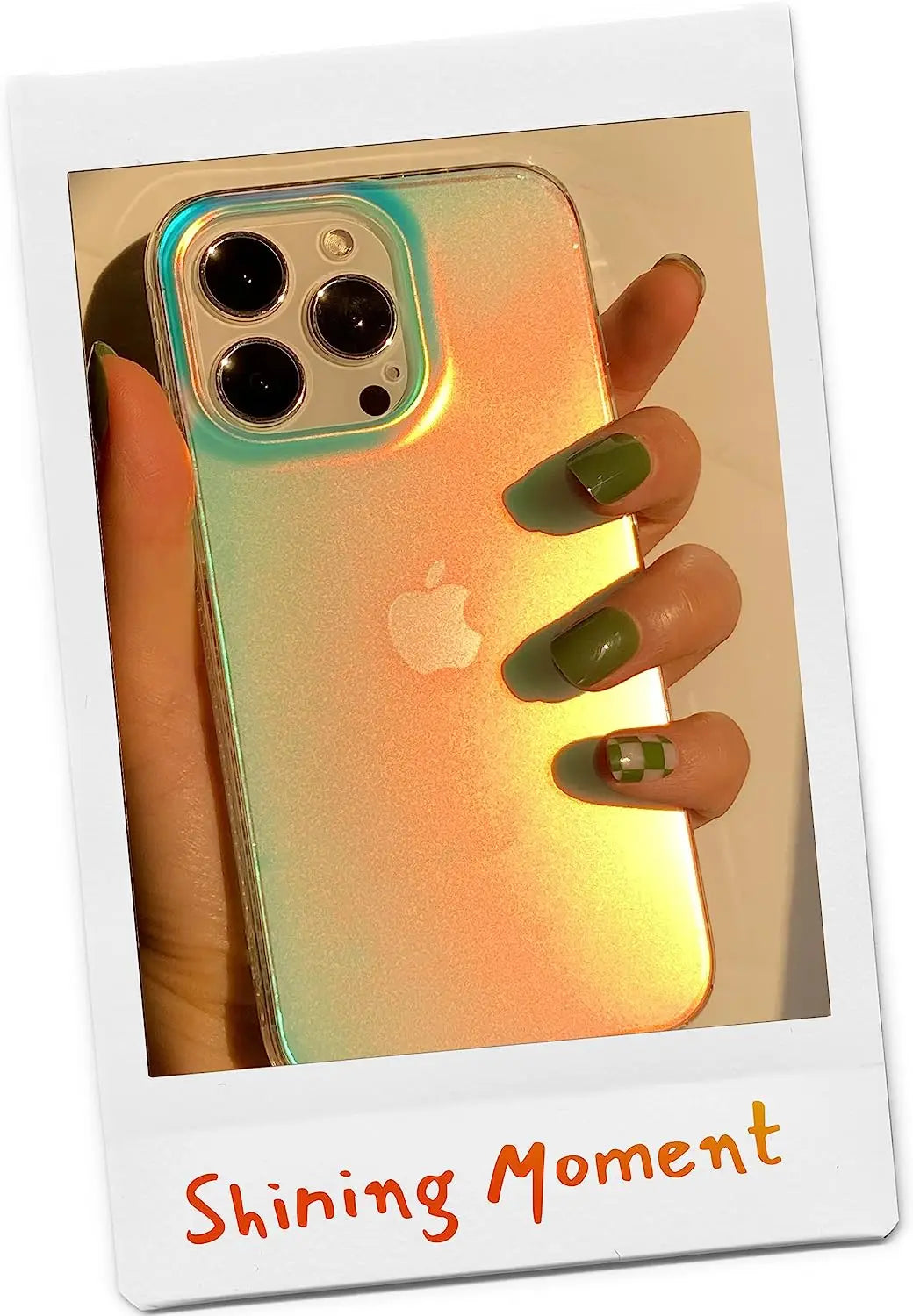 Fluorescent Iridescent Matte Case for iPhone 15