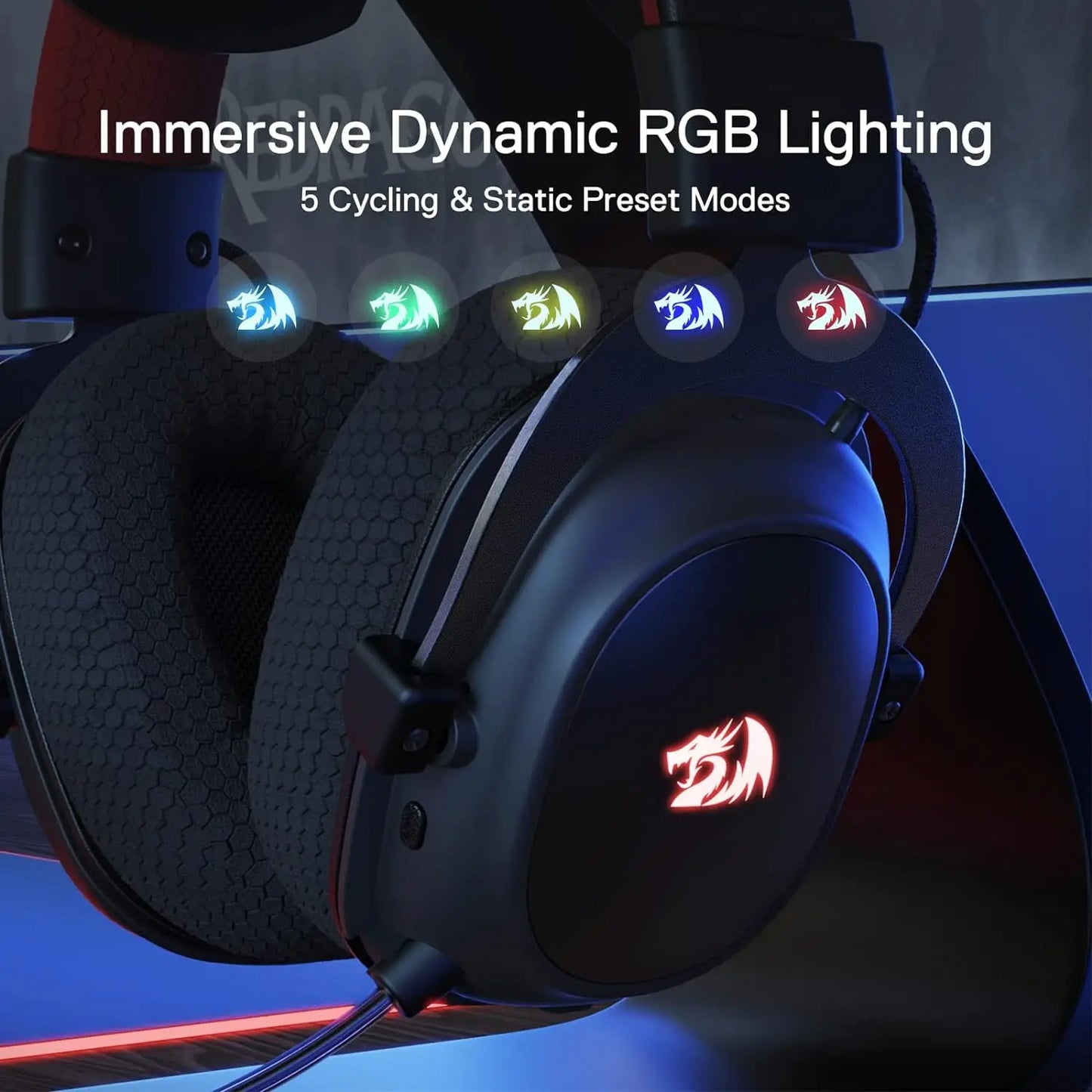 Zeus-X RGB Wireless Gaming Audio Headphone Headset