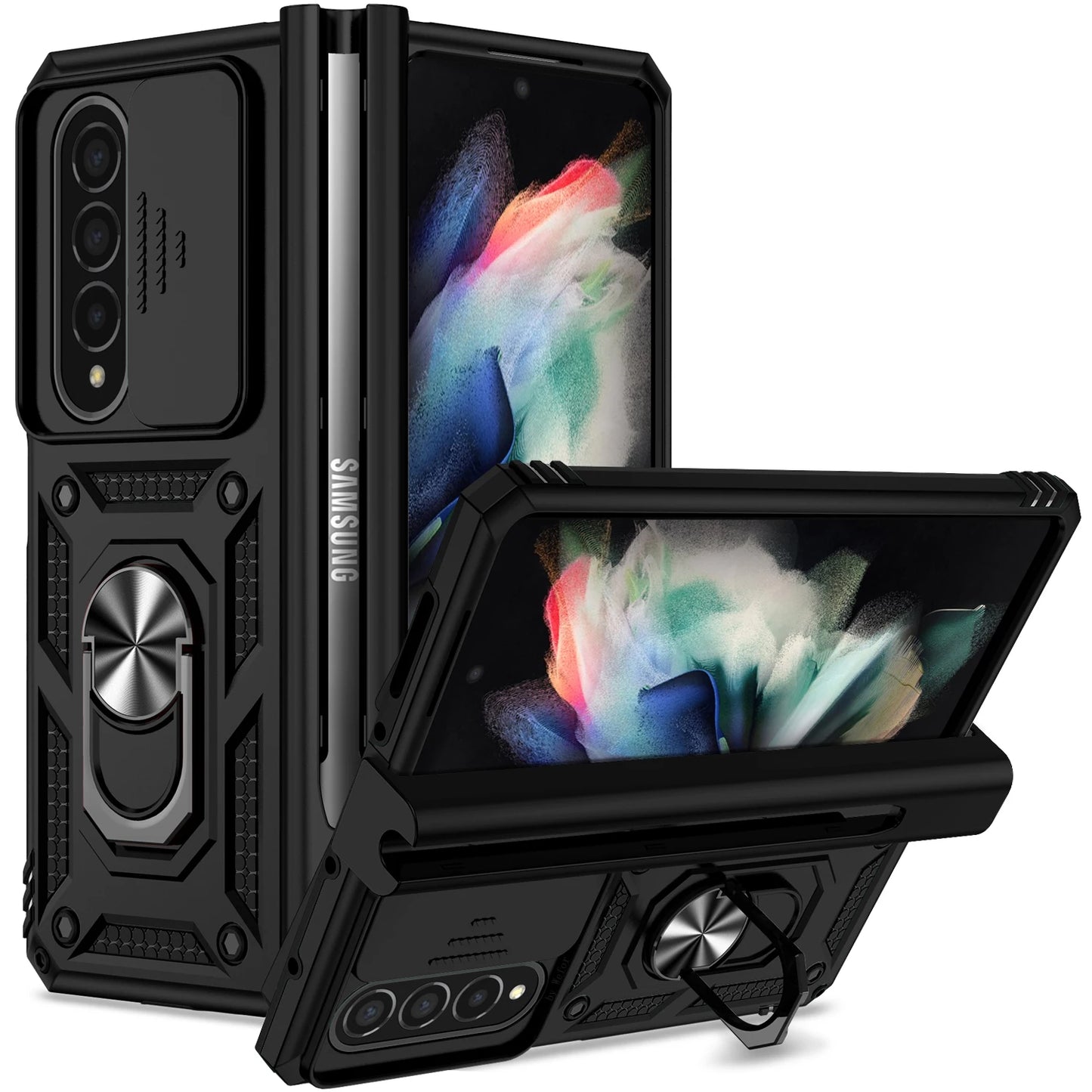 Slide Camera Lens Case for Samsung Galaxy Z Fold 3/4