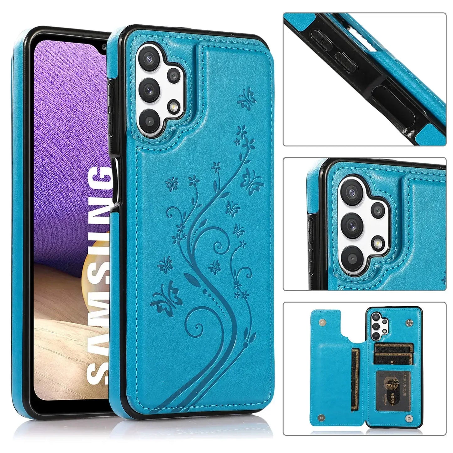 PU Leather Magnetic Flip Cover for Samsung Galaxy A51 A50 A30S A50S