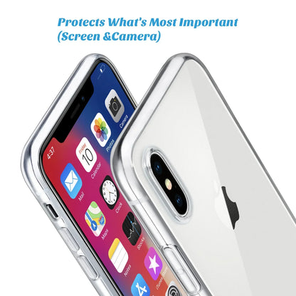 Slim Clear Soft TPU Cover For iPhone X XR XS Max