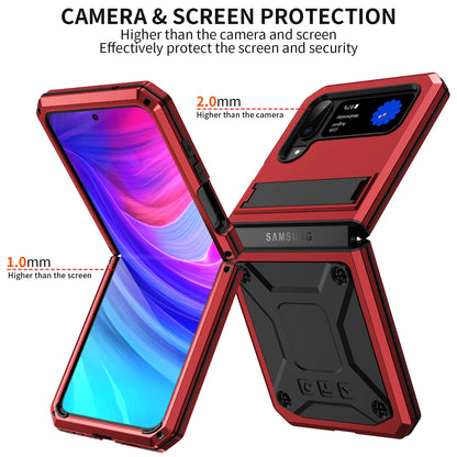 Kickstand Dual Layer Shockproof Case For Galaxy Z Flip 3/4