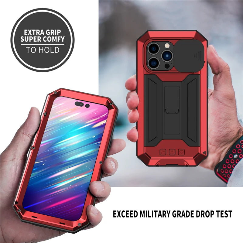 Military Grade Full-Body Rugged Cover for iPhone 13 Pro Max